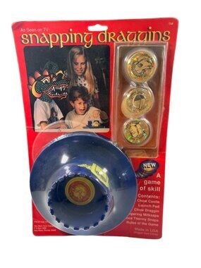 NOS Snapping Draggins As Seen On TV Game Of Skill Mark Tenn Company USA POGS
